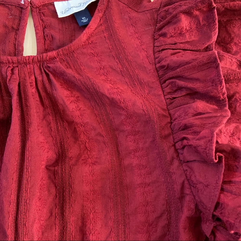 Universal Thread Ruffle Sleeve Shirt - Picture 3 of 4